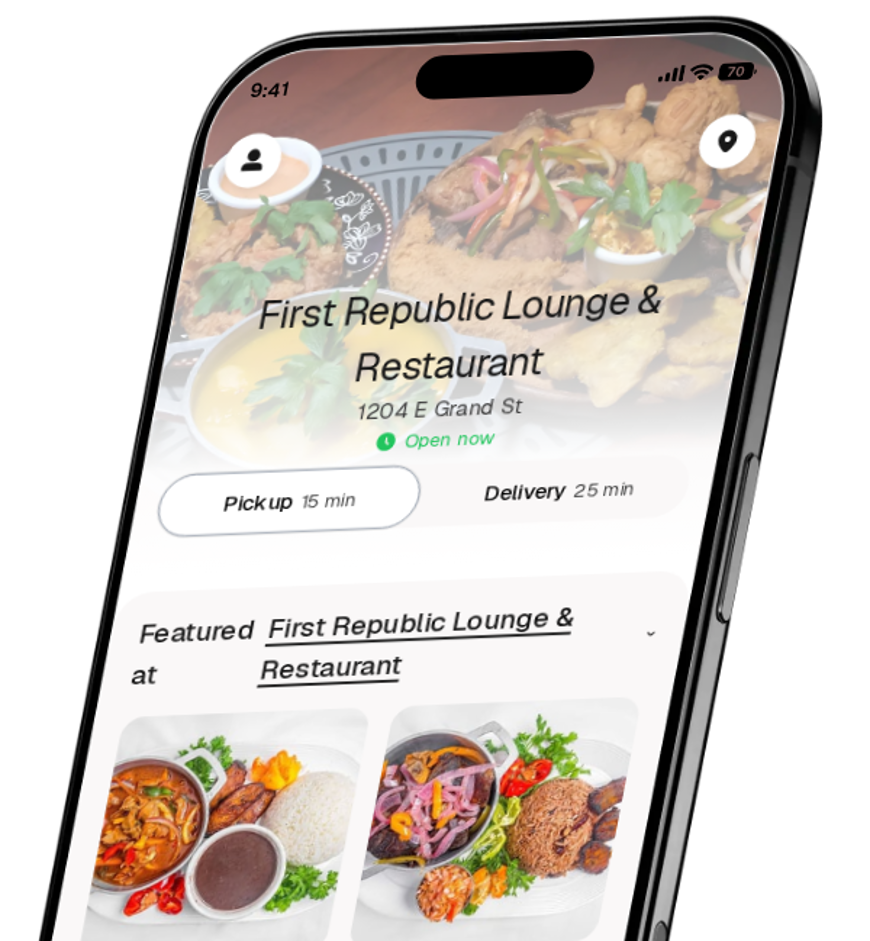 First Republic Lounge & Restaurant app preview